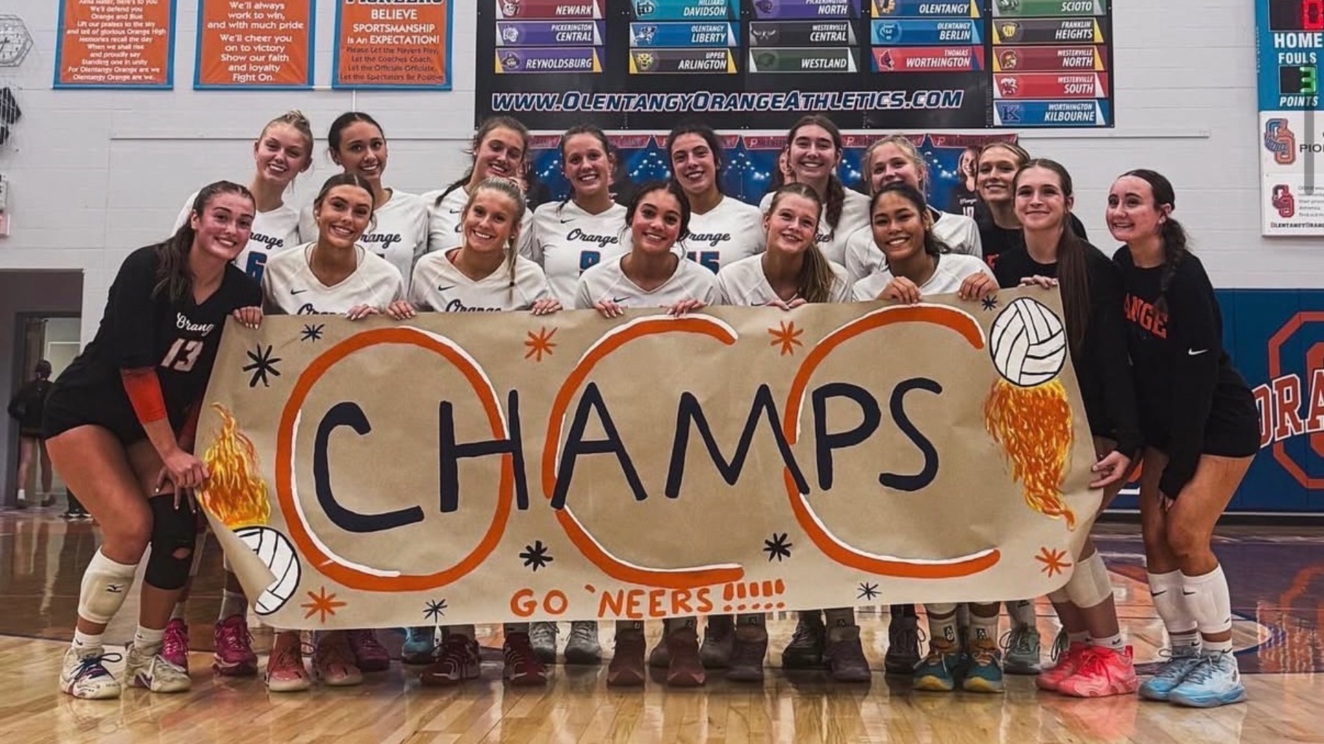 Slide 3 - 2025 Varsity Girls Volleyball OCC Champs