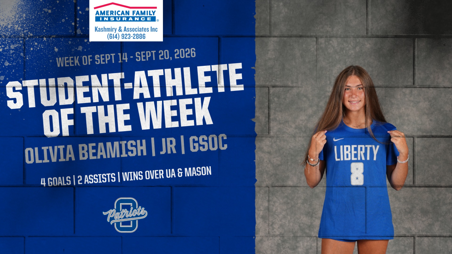 AMERICAN FAMILY INSURANCE PRESENTS: STUDENT-ATHLETE OF THE WEEK | WEEK OF 9/14/26