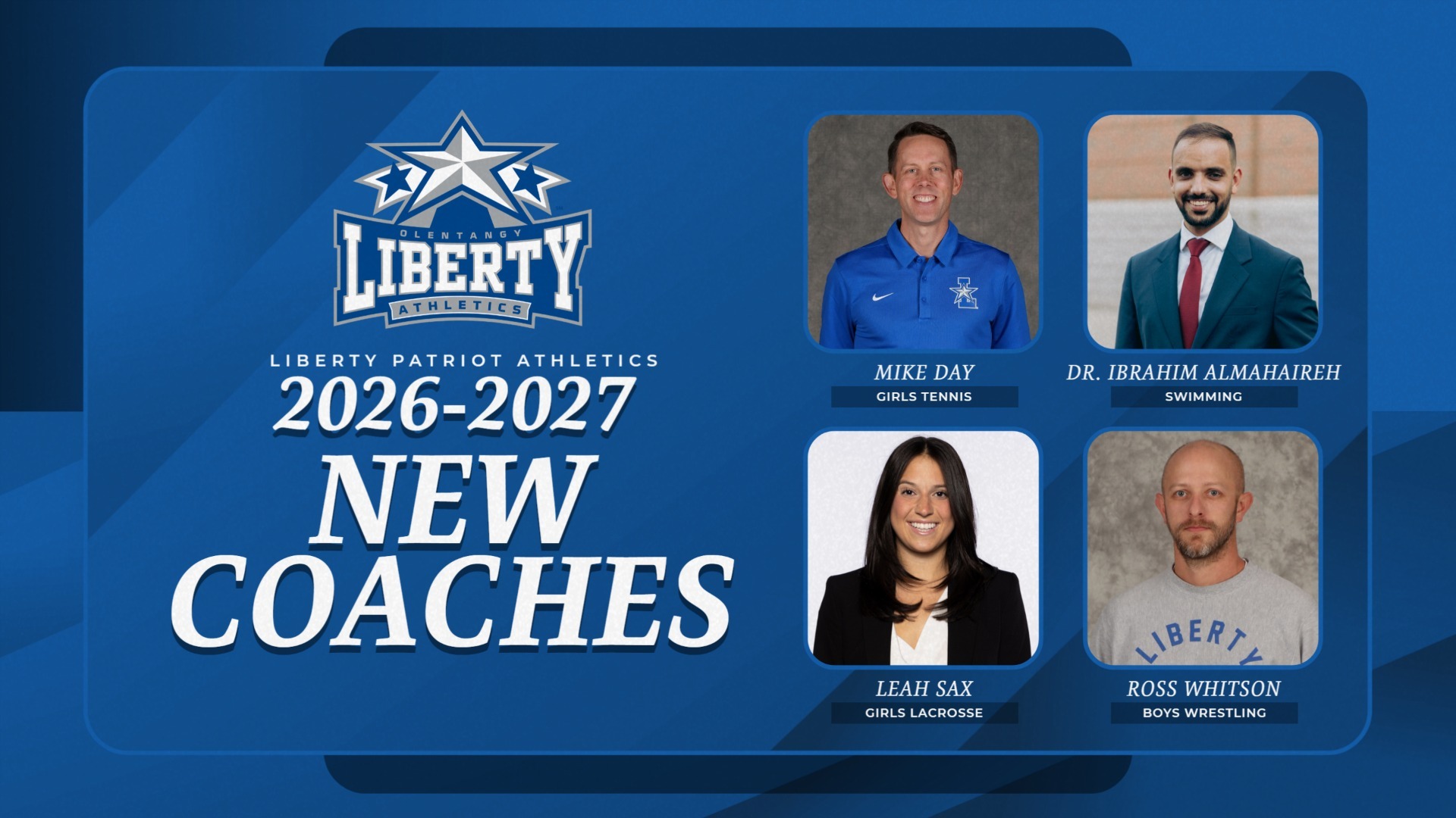 PATRIOT ATHLETICS | 2026-2027 NEW COACHES