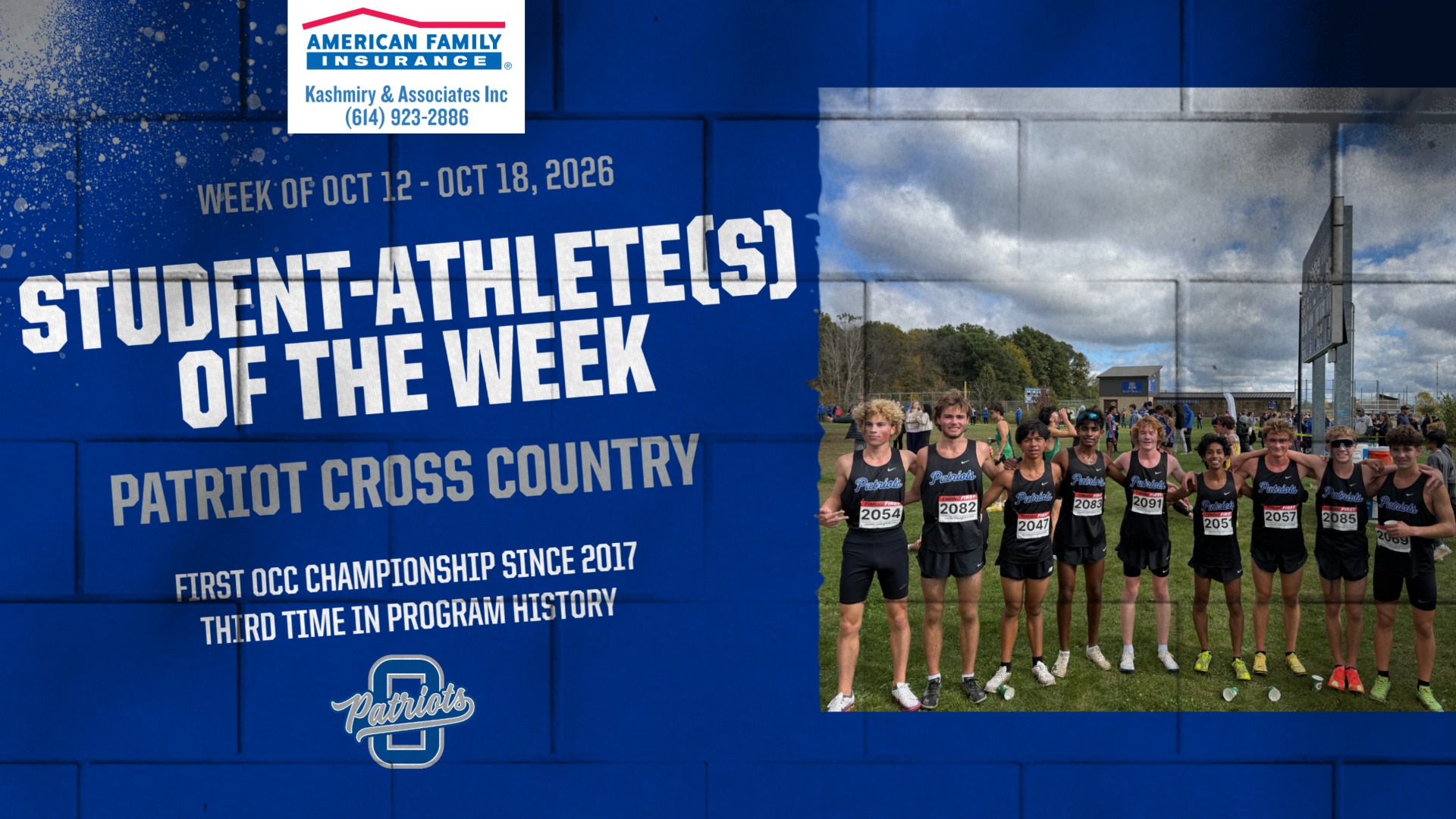 AMERICAN FAMILY INSURANCE PRESENTS: STUDENT-ATHLETE OF THE WEEK | WEEK OF 10/12/26