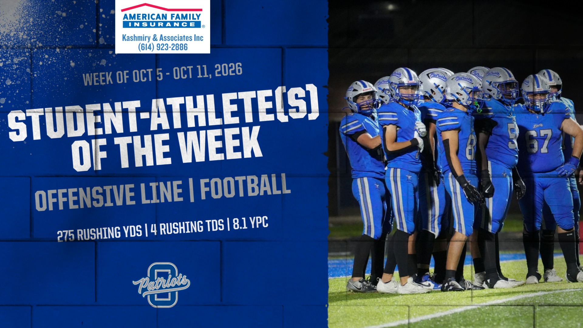 AMERICAN FAMILY INSURANCE PRESENTS: STUDENT-ATHLETE OF THE WEEK | WEEK OF 10/5/26