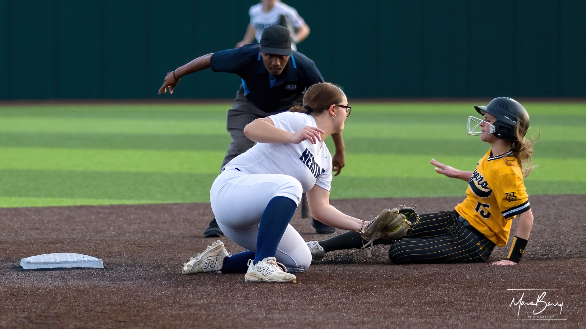 Slide 3 - Karlee Earl getting the tag