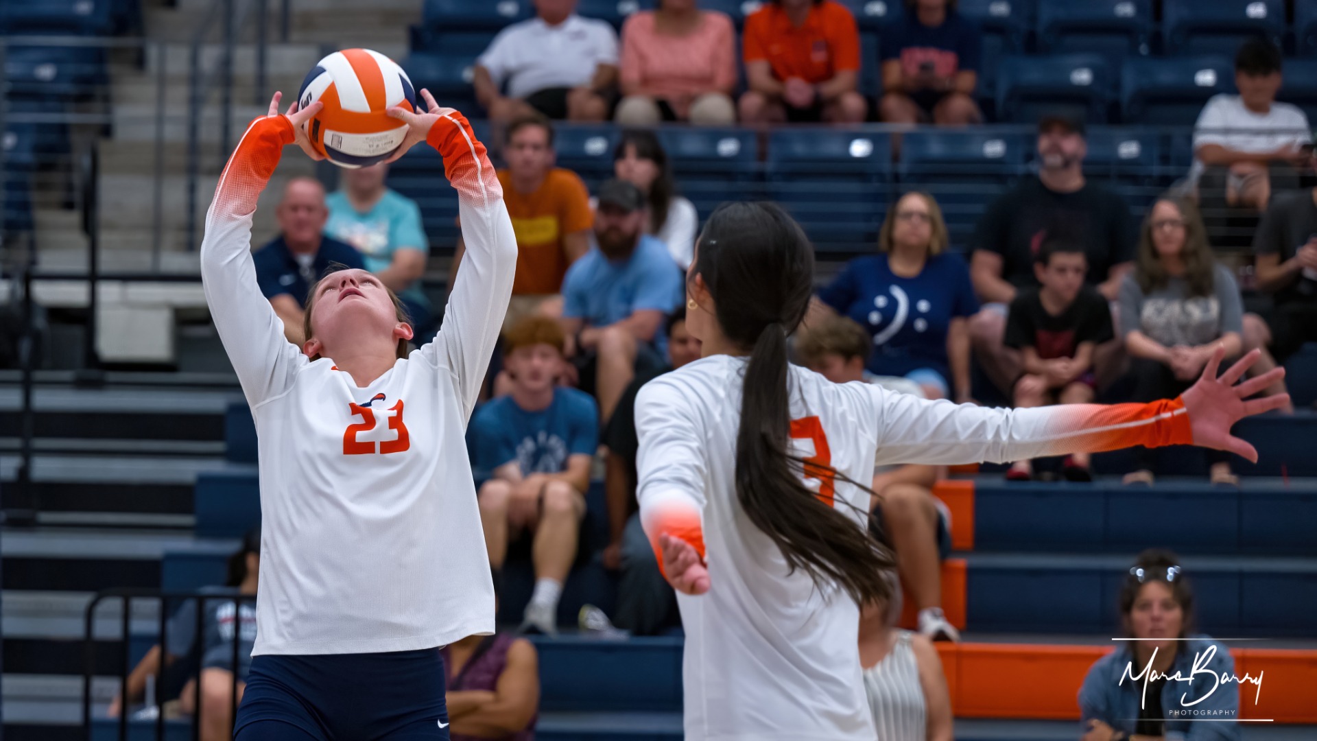 Slide 0 - Lady War Eagles Sweep All Sets In Benefit Game
