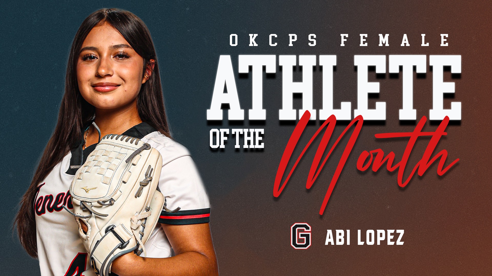 Slide 0 - Abi Lopez Named OKCPS Female Athlete of the Month - September