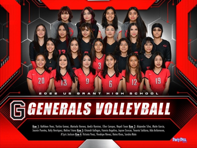 2022 Lady Generals Volleyball