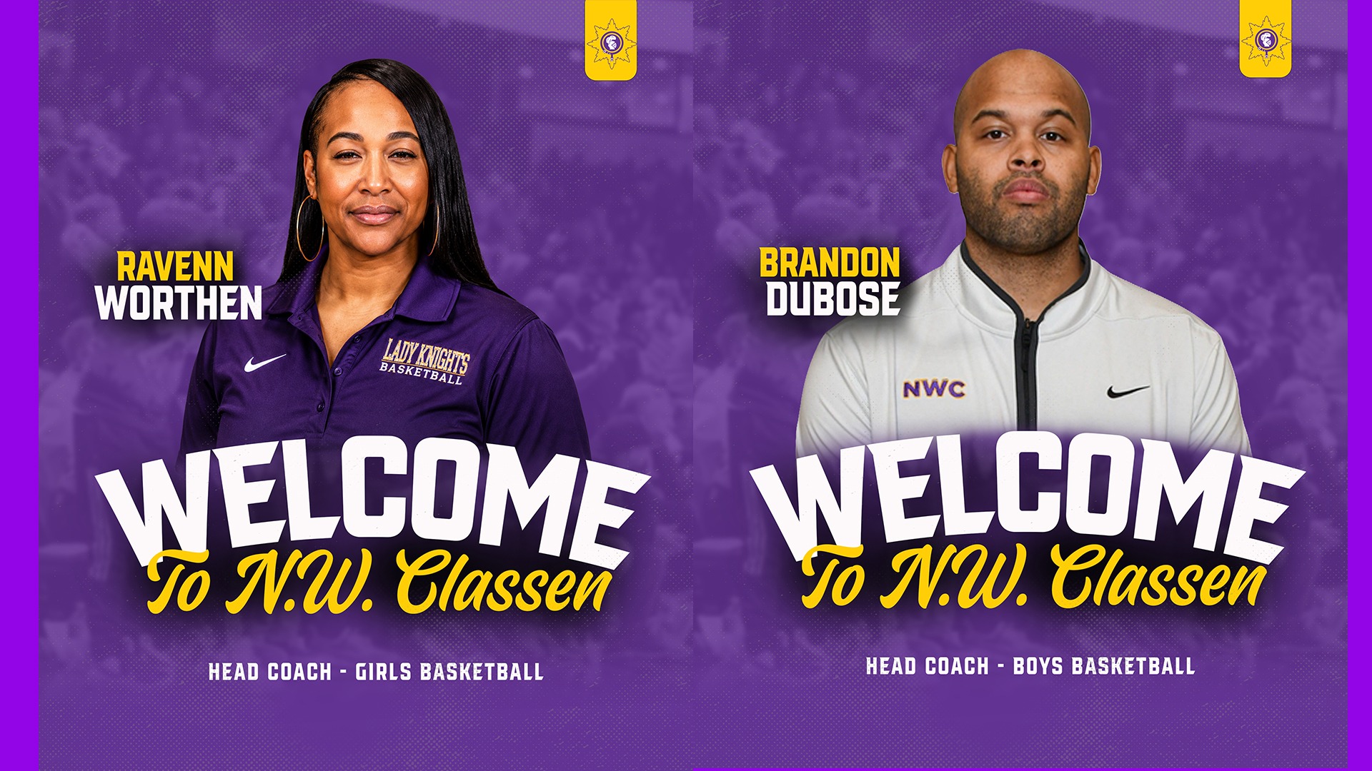 Slide 0 - Worthen and Dubose Tabbed to Lead Knights' Basketball Programs
