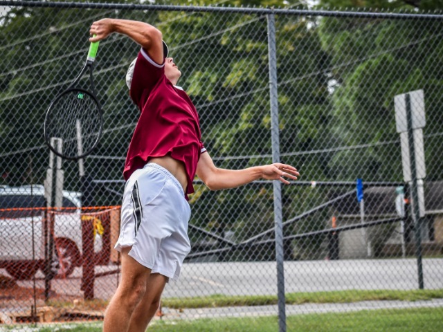 Varsity Boys Tennis vs. LRCA 9.17.20 (Photos by Kayleigh Smith)