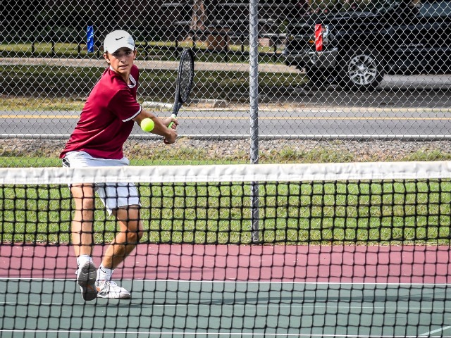 Varsity Boys Tennis vs. LRCA 9.17.20 (Photos by Kayleigh Smith)