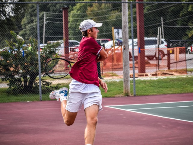 Varsity Boys Tennis vs. LRCA 9.17.20 (Photos by Kayleigh Smith)