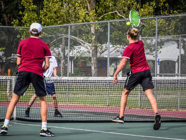 Varsity Boys Tennis vs. LRCA 9.17.20 (Photos by Kayleigh Smith)