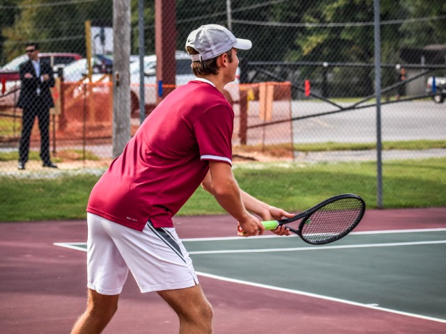 Varsity Boys Tennis vs. LRCA 9.17.20 (Photos by Kayleigh Smith)