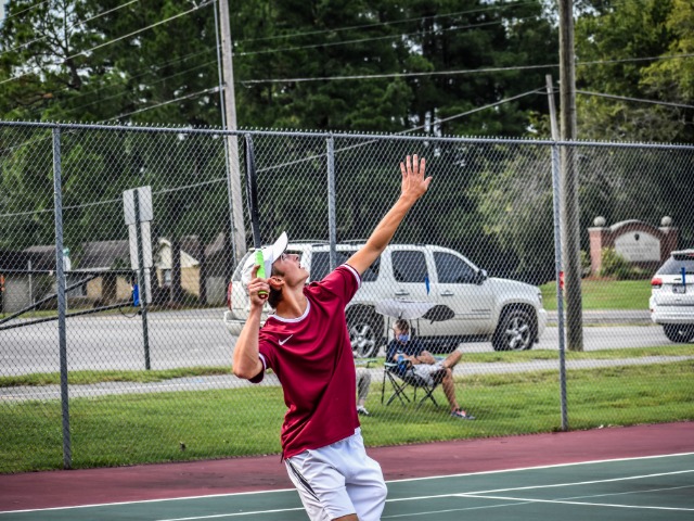 Varsity Boys Tennis vs. LRCA 9.17.20 (Photos by Kayleigh Smith)