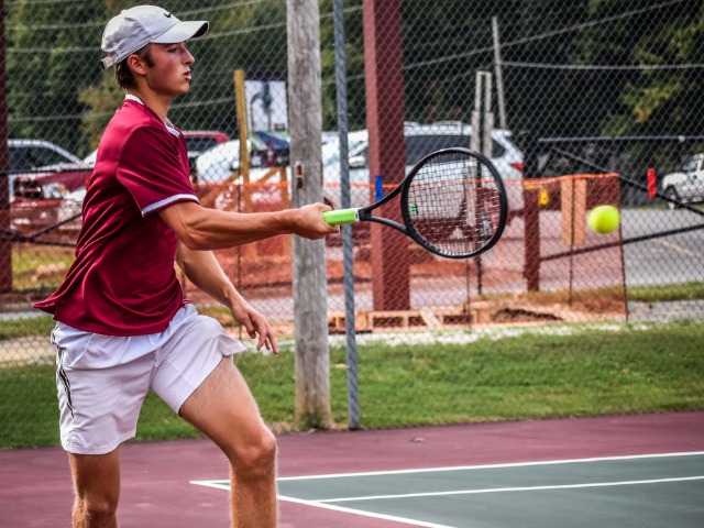 Varsity Boys Tennis vs. LRCA 9.17.20 (Photos by Kayleigh Smith)
