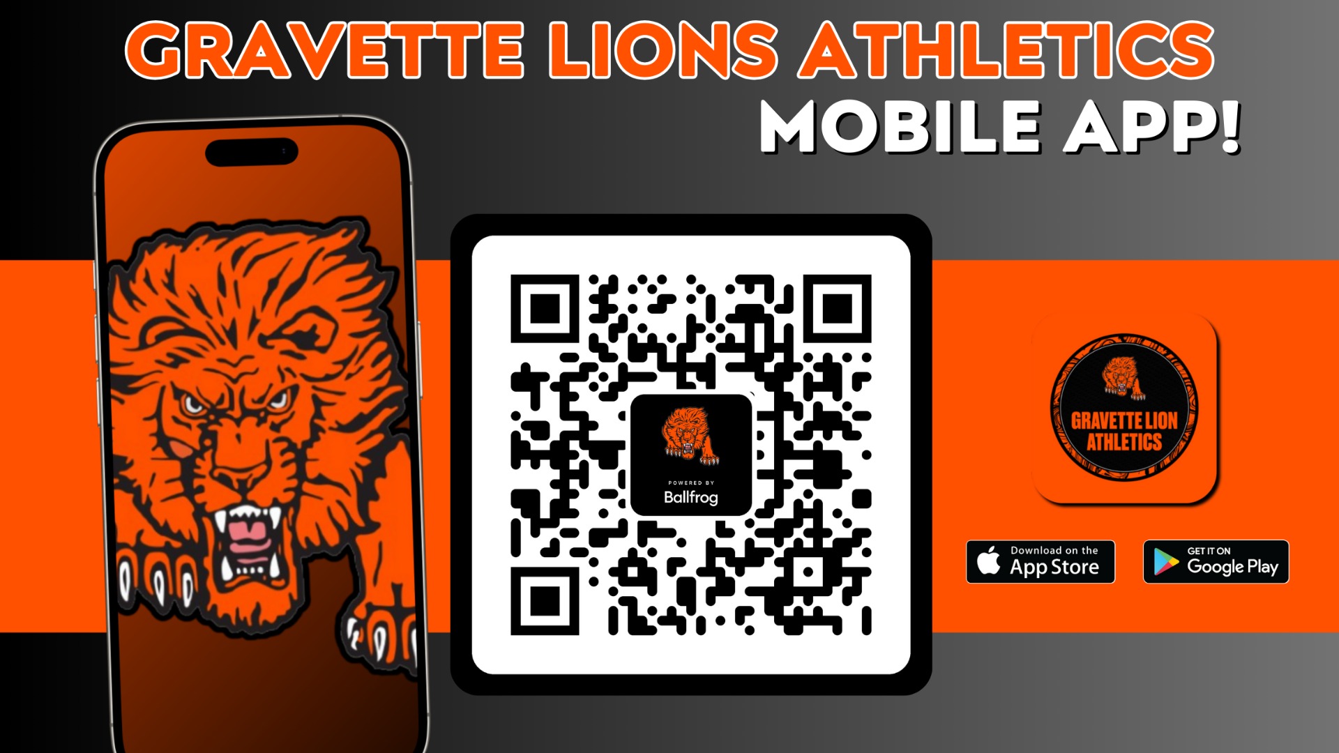 Slide 0 - New Gravette Lions Athletics App