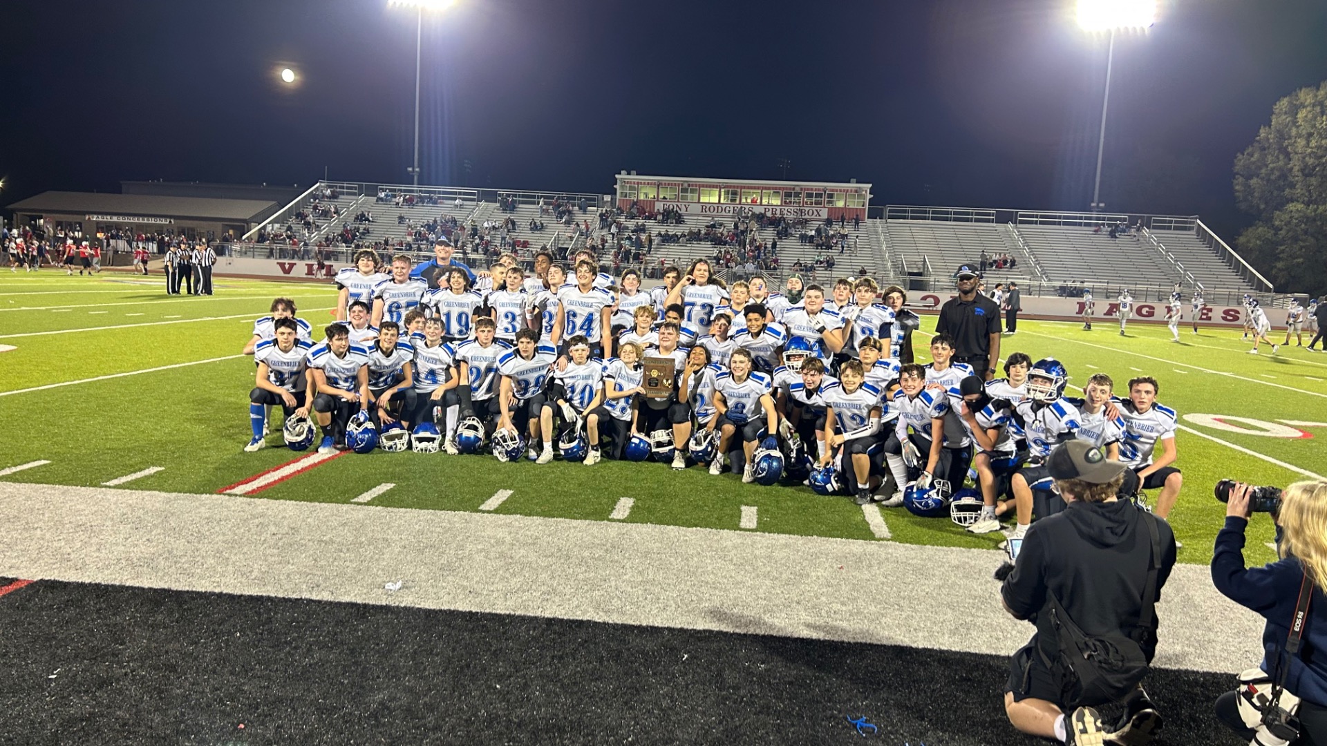 Slide 0 - 8th grade undefeated conference champions 