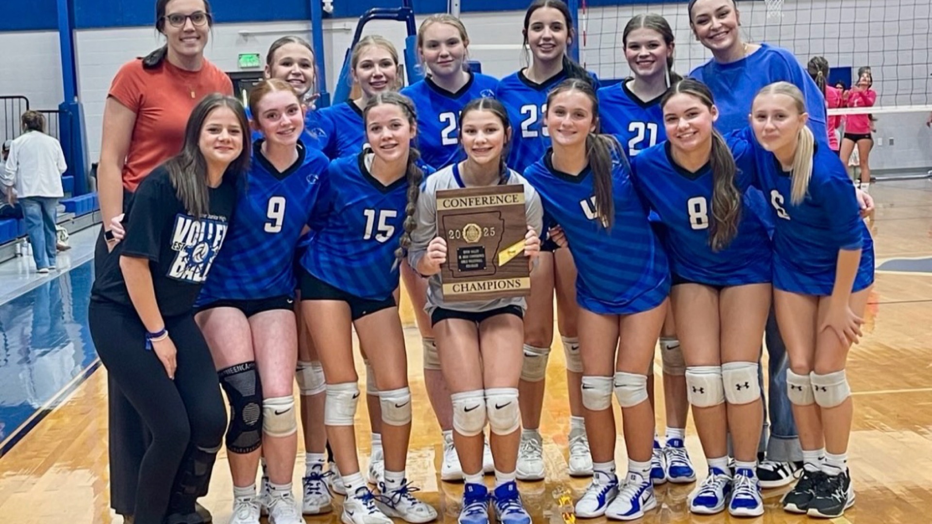 Slide 0 - 8th Grade Volleyball Conference Champions!!!!! 