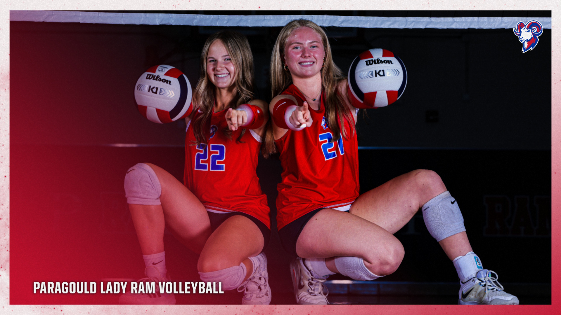 Sophie & Maddison Volleyball Picture