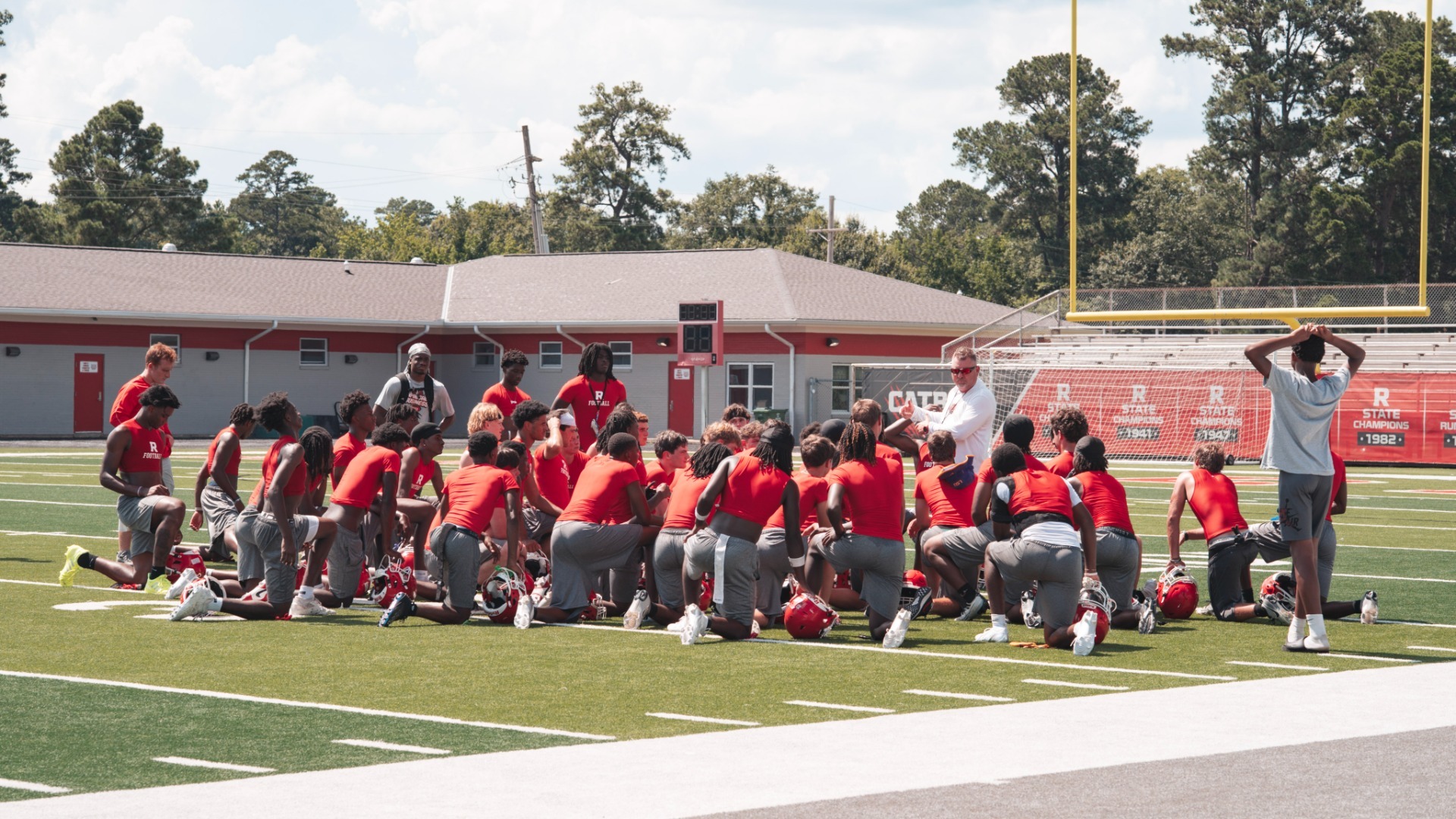 Slide 0 - FOOTBALL READY FOR FALL SCRIMMAGE