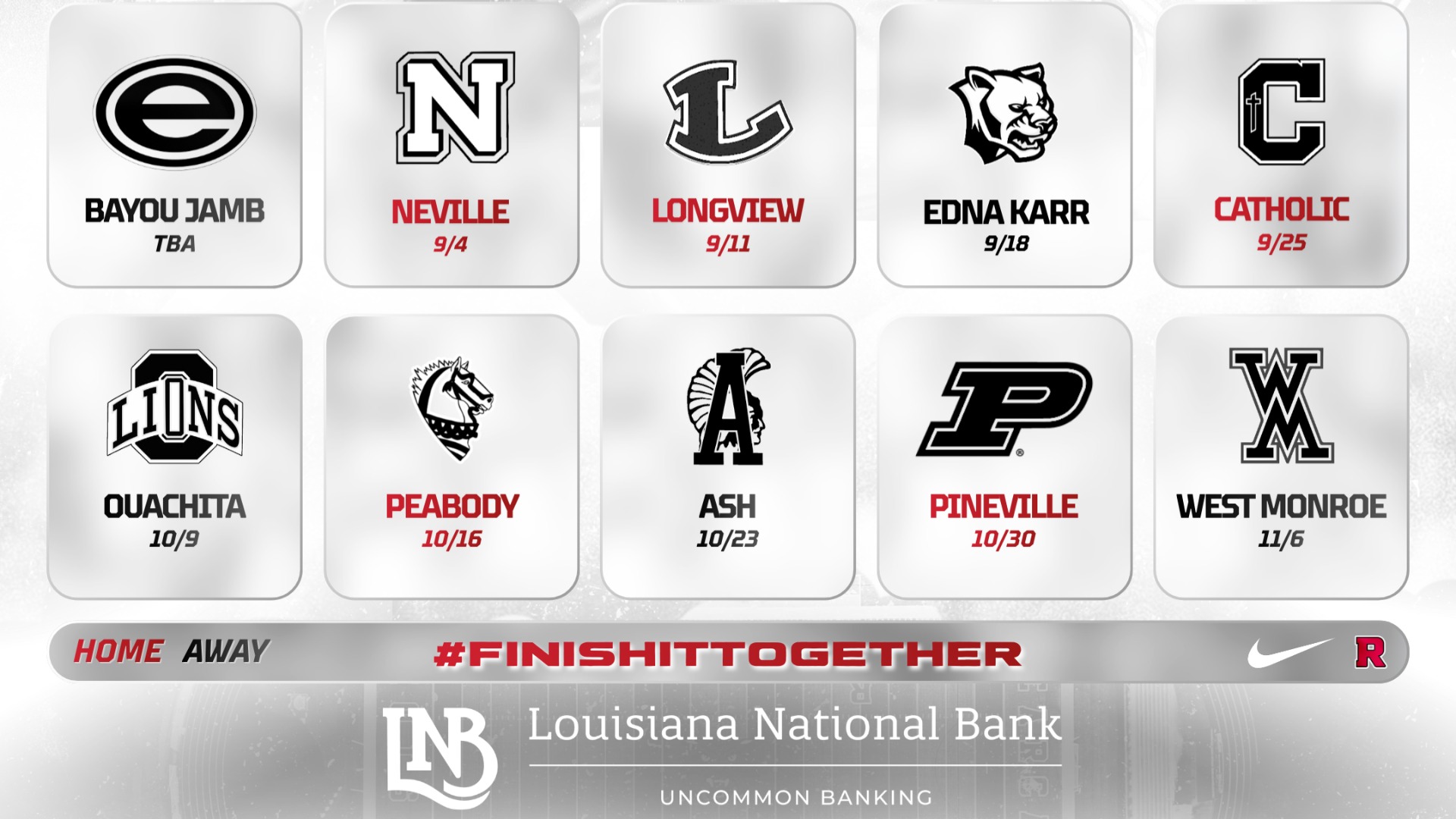 Slide 0 - RUSTON RELEASES 2026 SCHEDULE