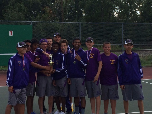 2017 Avondale Boys Tennis Team receives the All Academic Award! This award honors the student athletes for their many hours of work and dedication in maintaining high academic achievement while being part of a competitive athletic team. With this achievement, these student athletes have brought honor to themselves, their school, and their community. Please visit the website: www.mhsteca.org for more information Once again, Congrats to our boys 2017 tennis team! Keep up the great work in tennis and academics!
