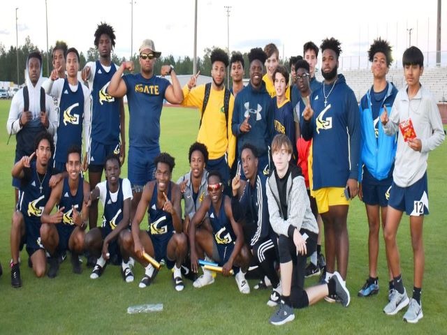 2021-22 GHS Boys Track Team wins District Championship