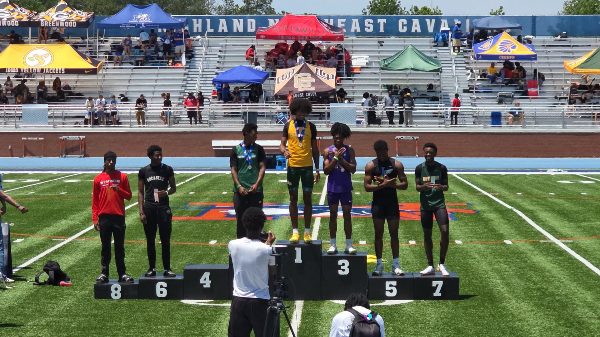 Slide 3 - JJ Brown Wins High and Long Jump