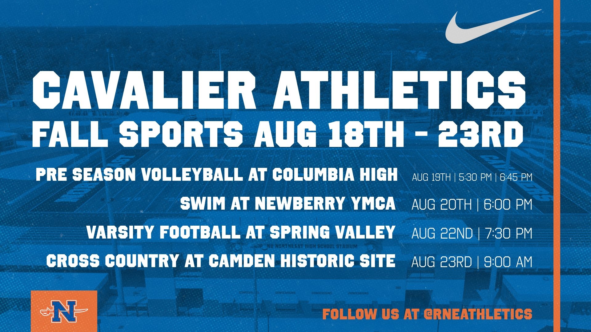 Slide 1 - Fall Sports Season Begins!