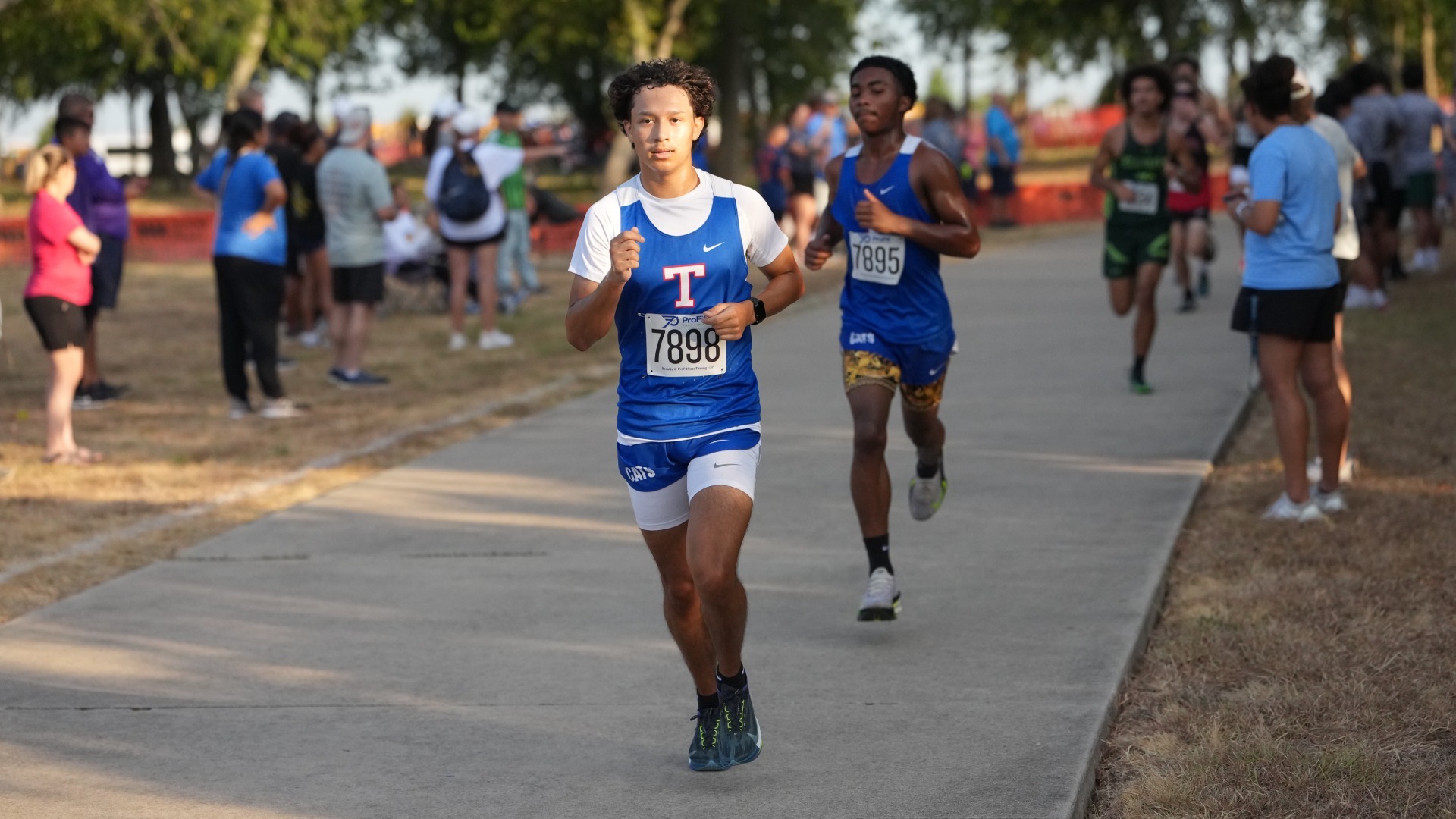 Slide 2 - Tamez and Vargas Lead Temple Wildcats at Home in Broncho Cross Country Invitational