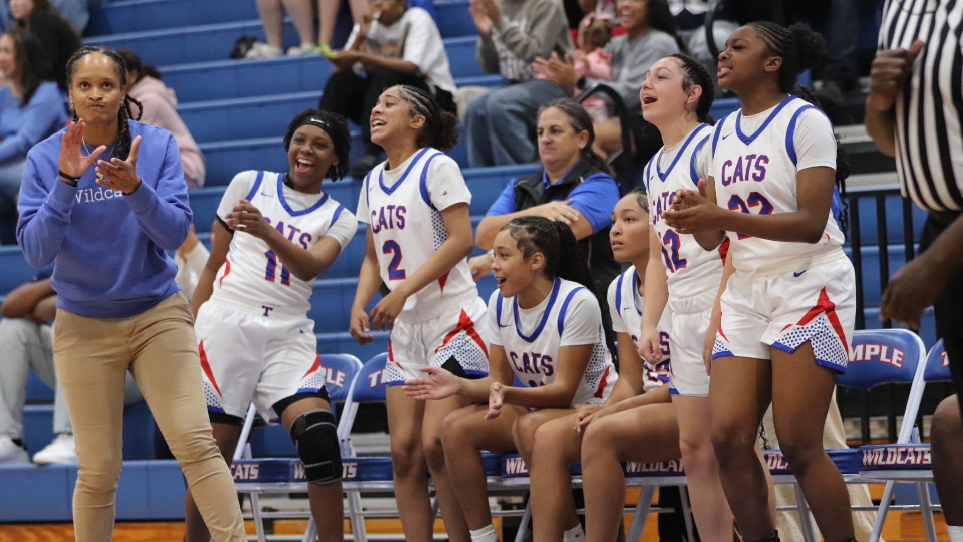 Slide 1 - Tem-Cats knock off Robinson in home opener