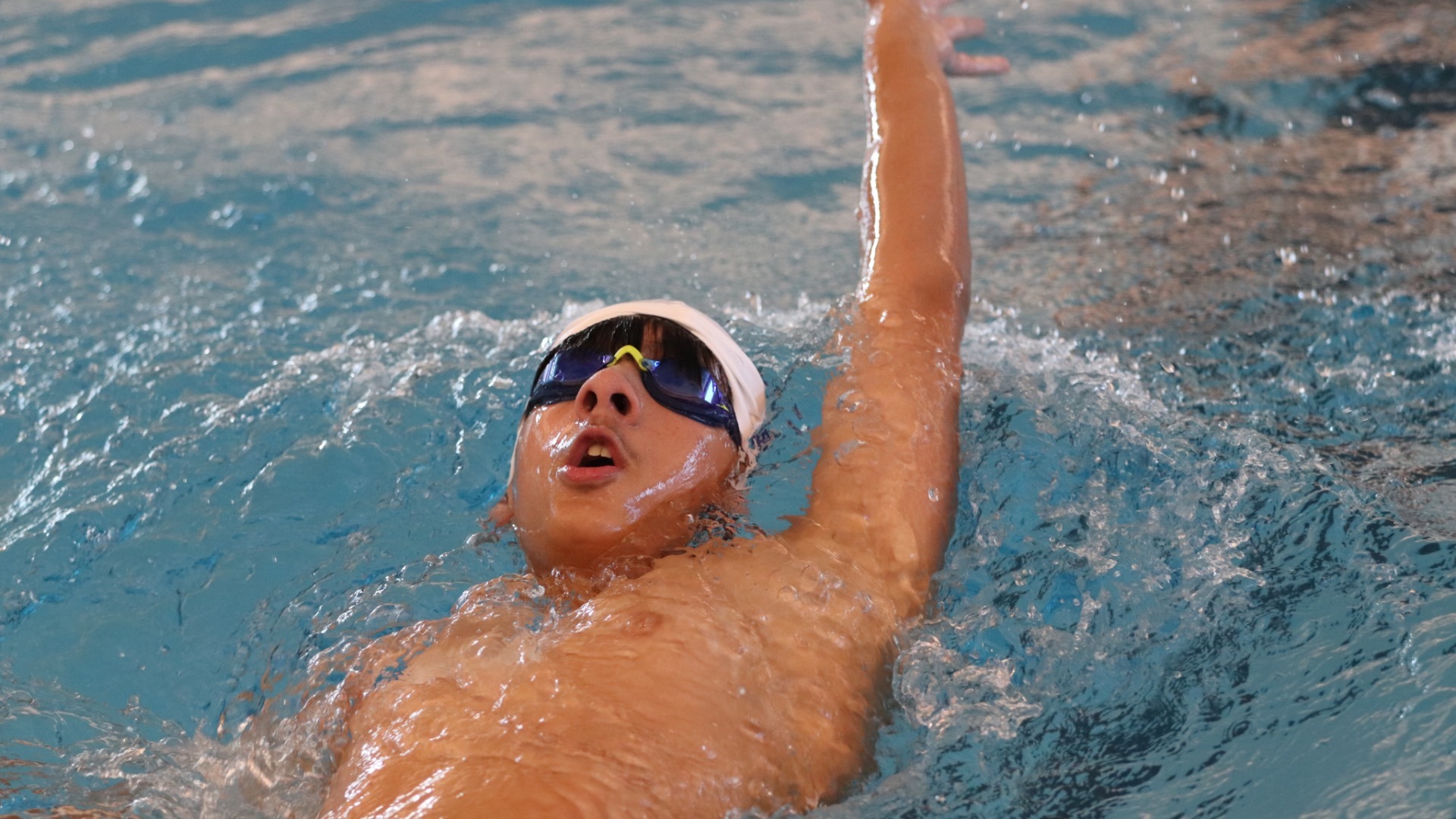 Slide 0 - Temple High Swimmers Host Tri-Meet at Hardin Swim Center; Reichert Leads Wildcats with Twin Victories