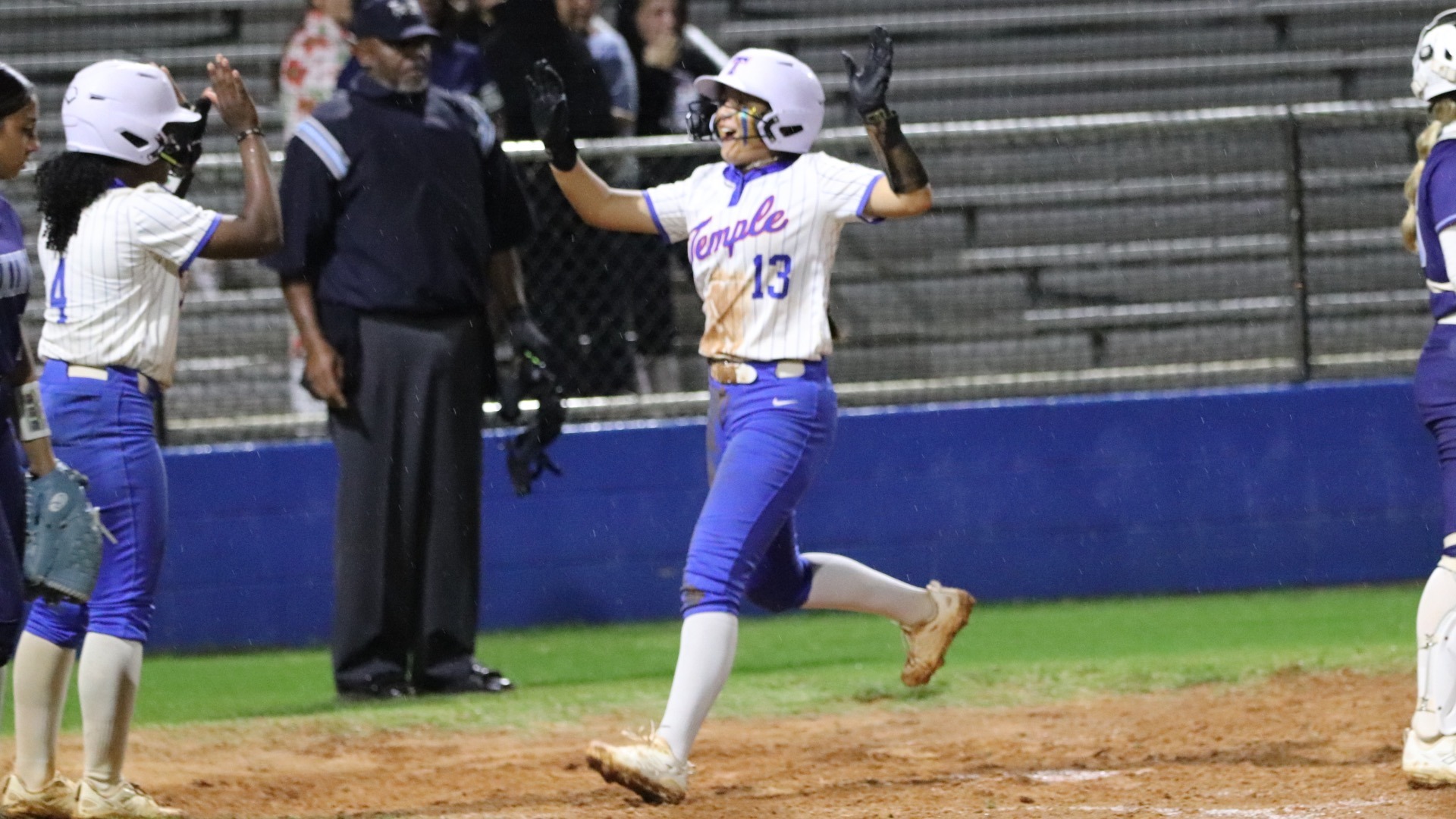 Slide 2 - Tem-Cats Weather the Storm, Secure Dominant 11-2 Victory Over Bryan