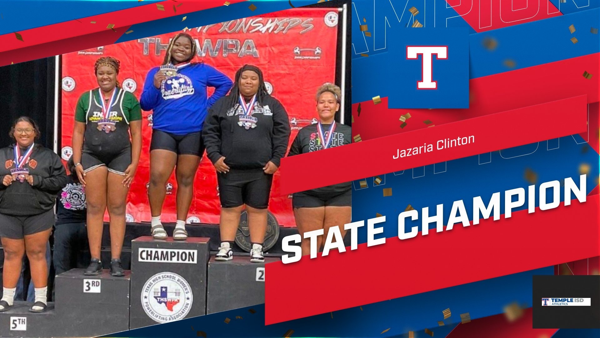 Slide 1 - Heavy Metal Queen: Jazaria Clinton Dominates State to Secure Second Title