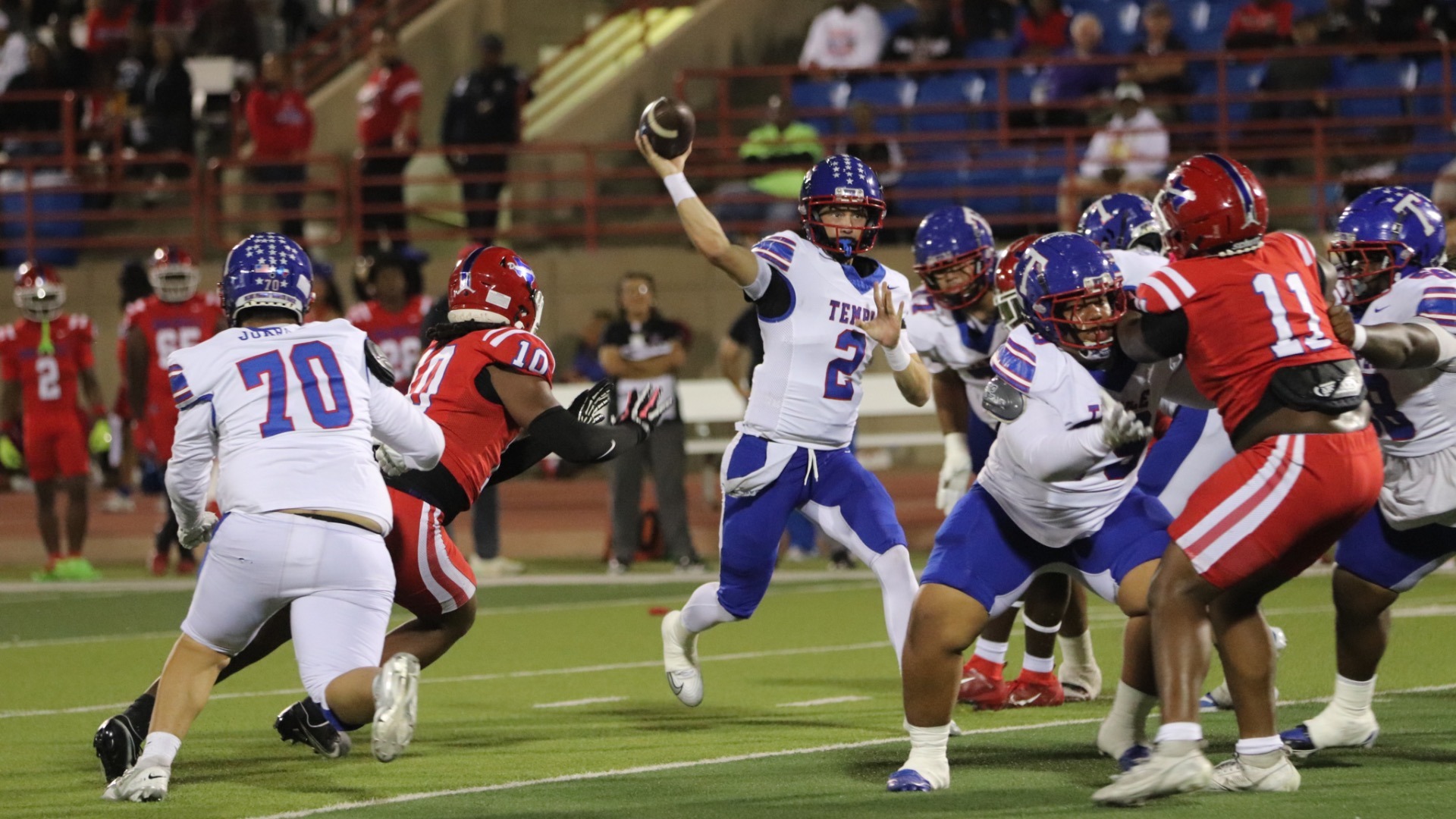 Slide 0 - Duncanville eliminates Temple in bi-district round, 35-14