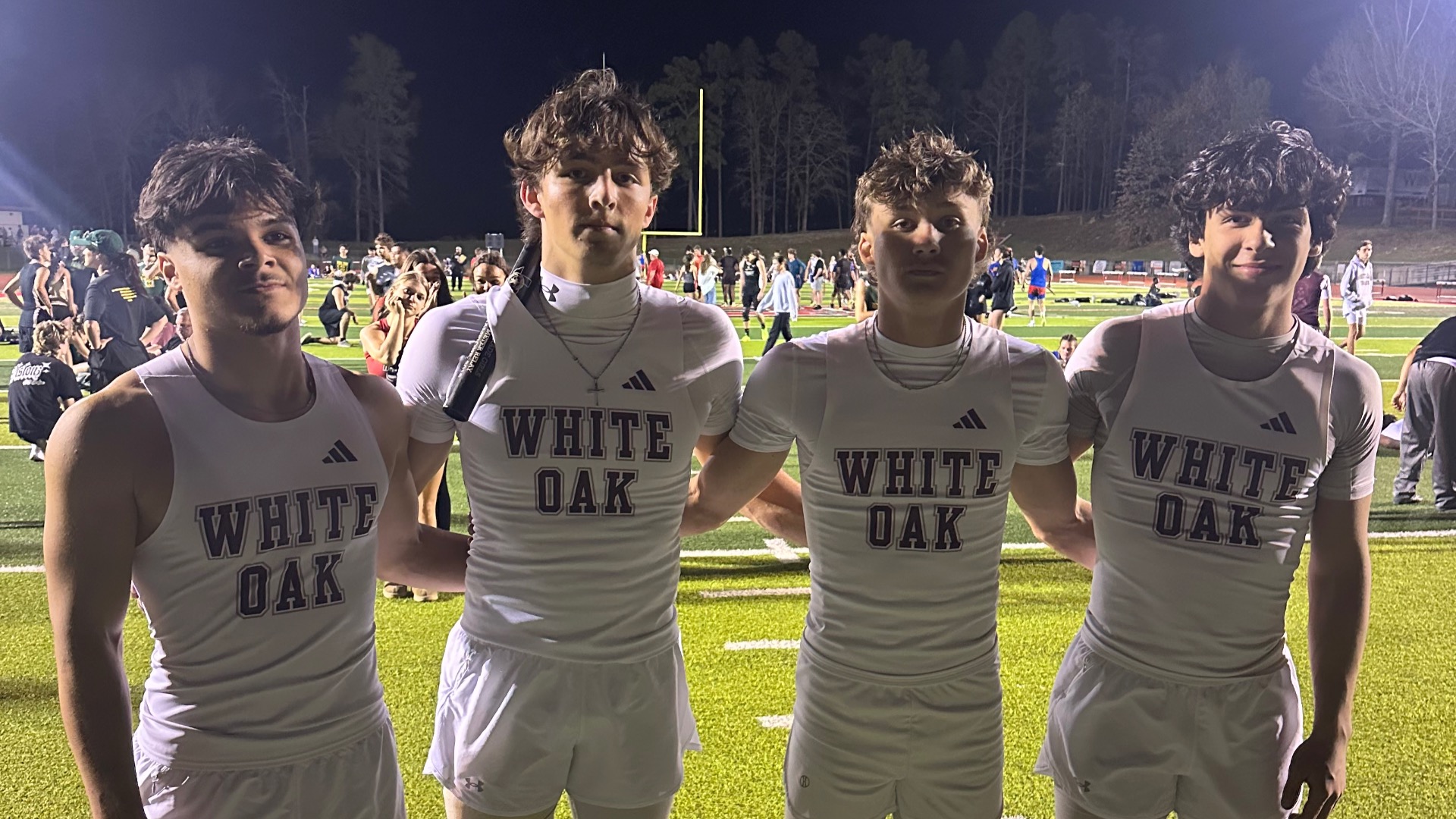 Slide 0 - 4x200 school record holders! 1:29.29 