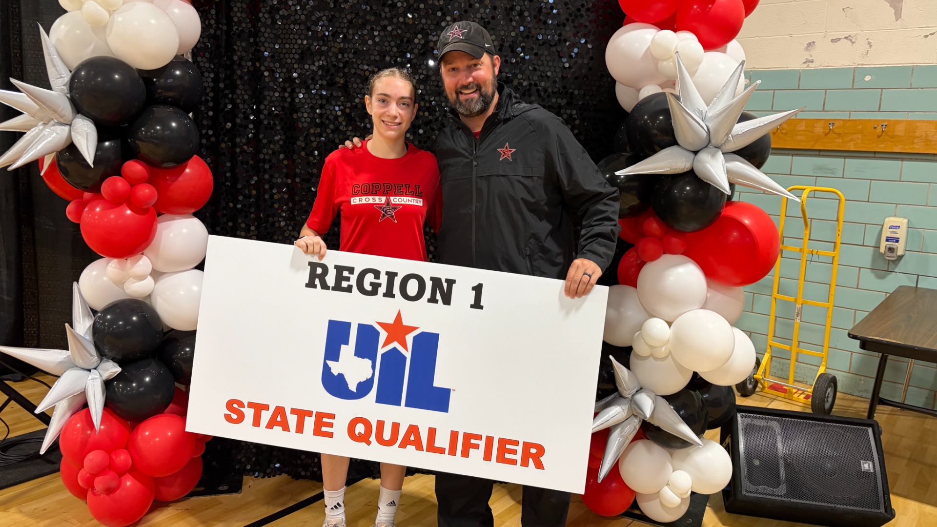 Slide 0 - Easterwood & Kerthipati Qualify for State as Coppell Cross Country Battles Rain at Regionals 