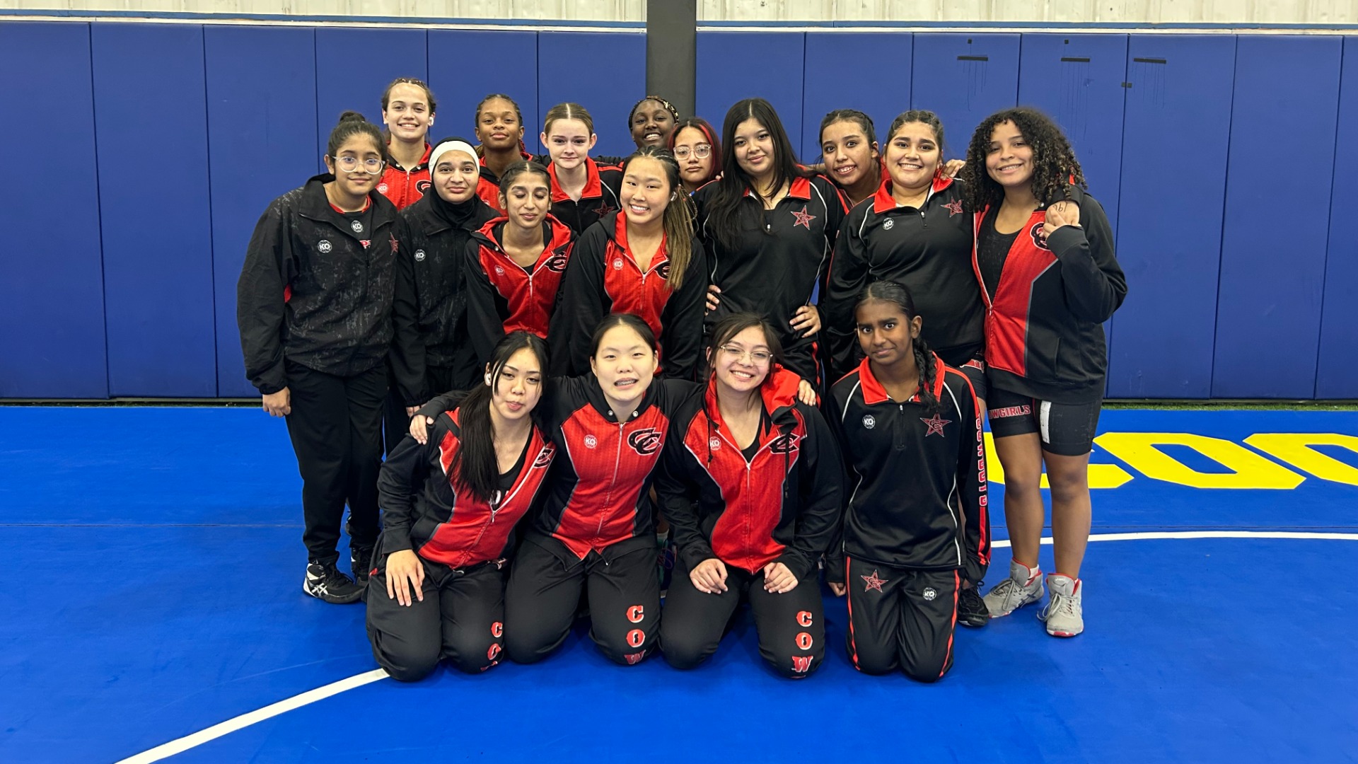 Slide 1 - 9TH GRADE GIRLS SQUAD START THE WRESTLING SEASON EARLY