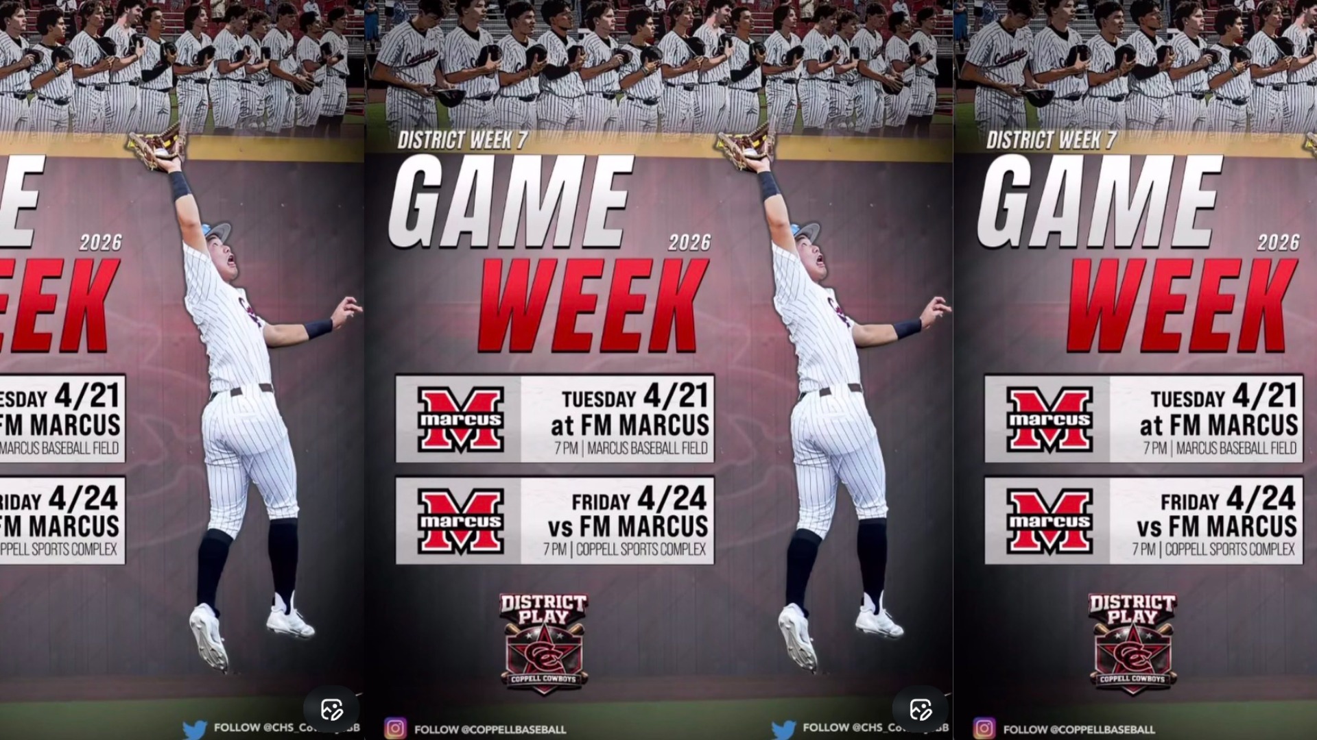 Slide 0 - MARCUS TAKES GAME 1, LEAVES COPPELL NEEDING FRIDAY WIN TO STAY ALIVE