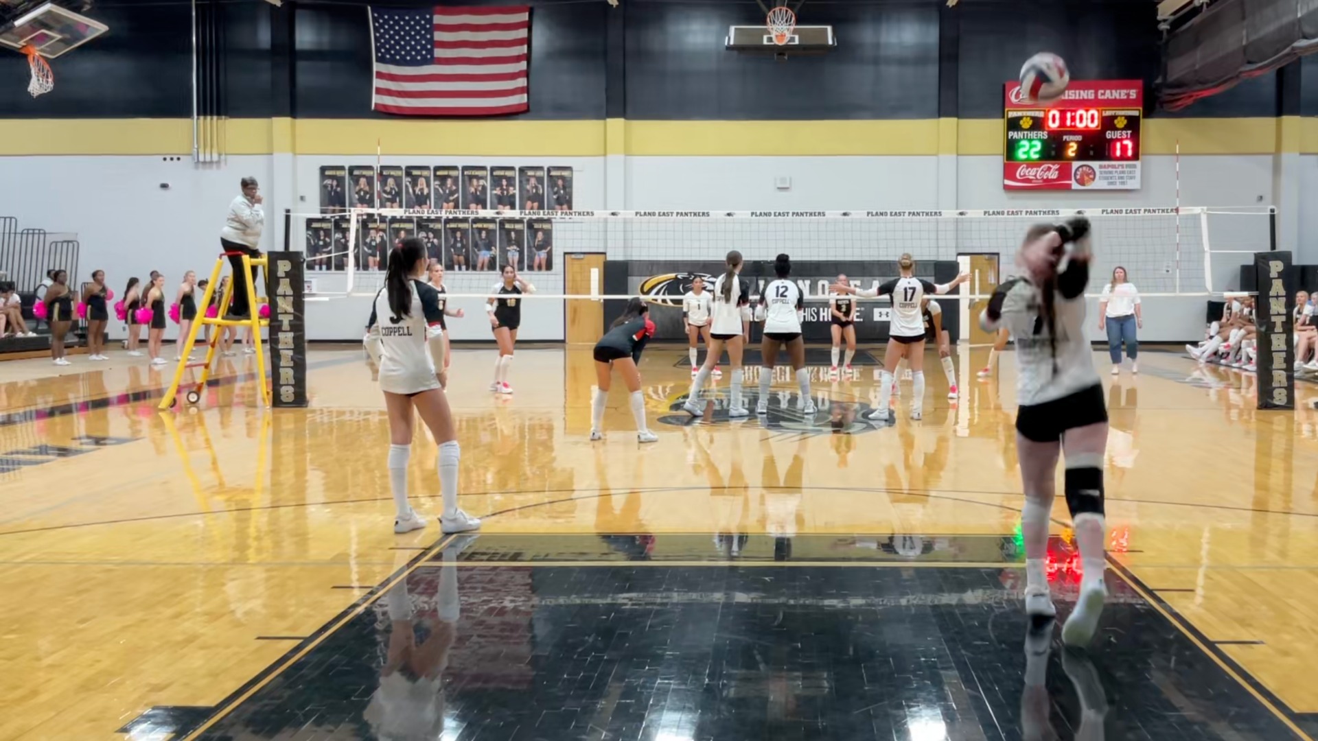 Slide 0 - Cowgirls Take Down First-Place Plano East in Five Sets