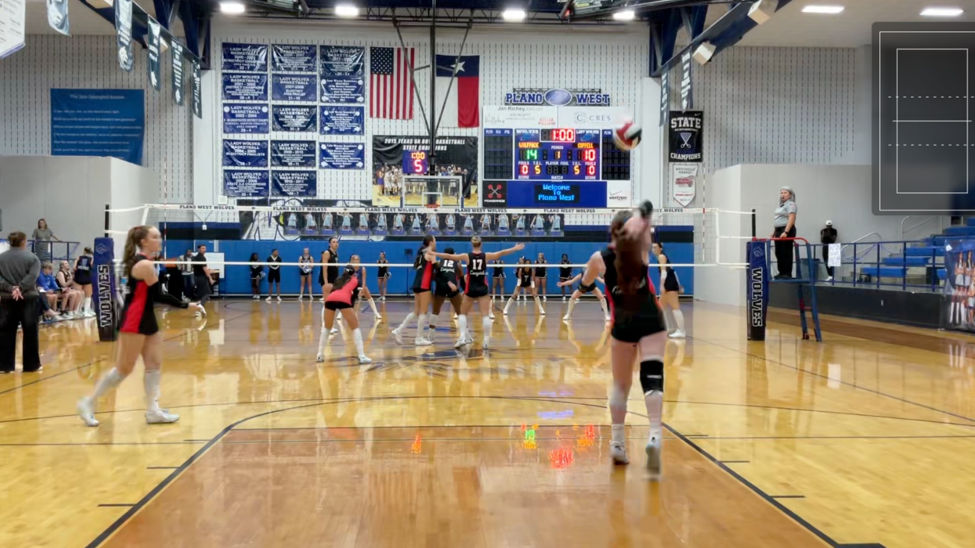Slide 0 - Cowgirls Fall to Plano West in Four Sets