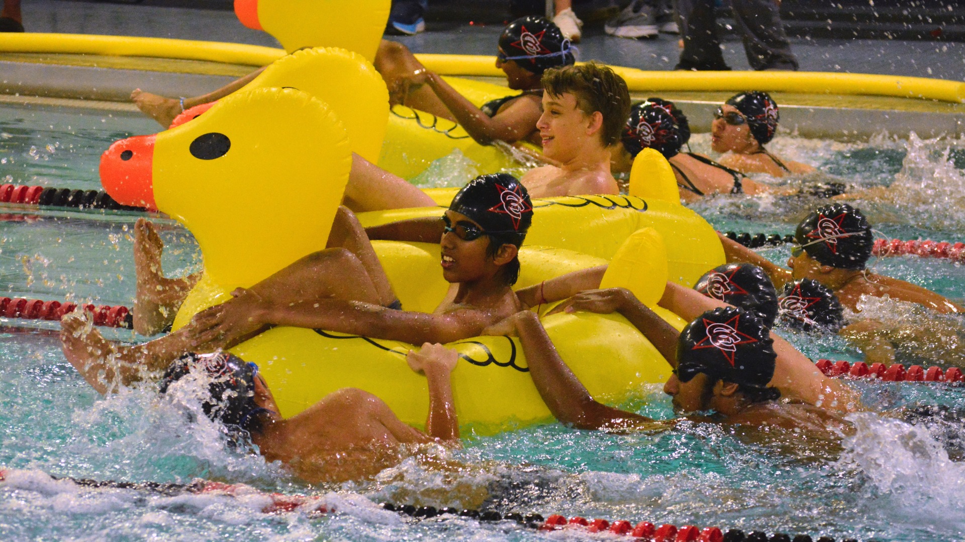 Slide 0 - Community Joins Coppell Swim & Dive for Vaquero Battle 