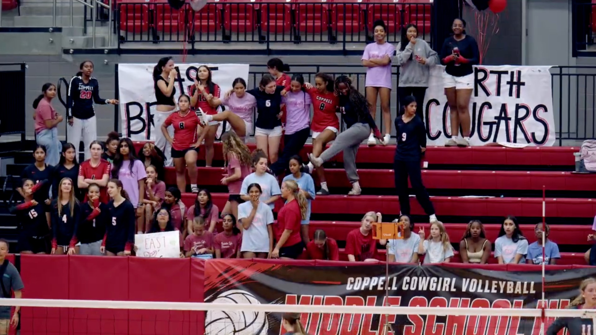 Slide 0 - Cowgirls Fall to Lake Highlands in Four on Middle School Night