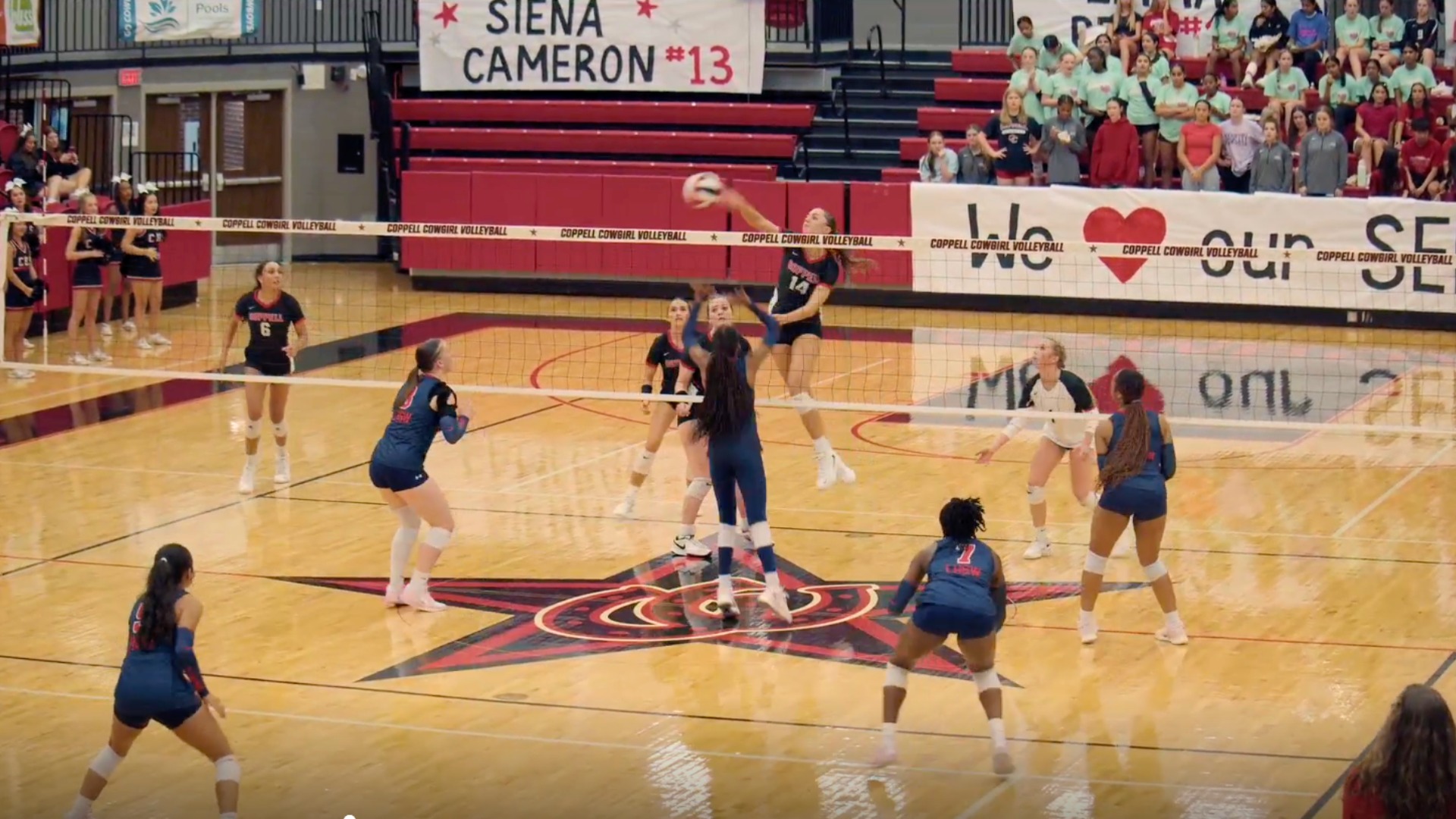 Slide 5 - Cowgirls Sweep Guyer in District play