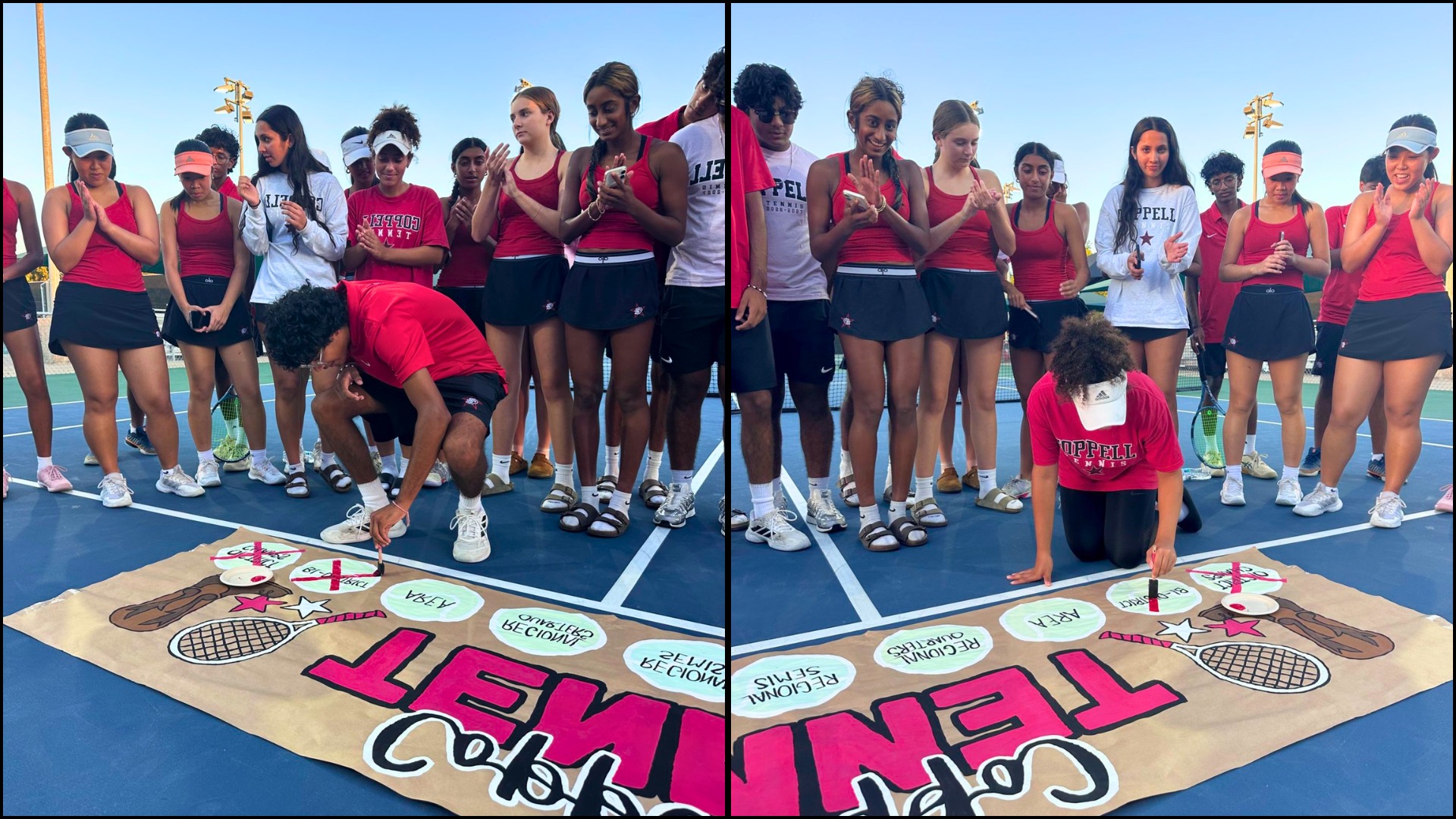 Slide 1 - Coppell Tennis Sweeps South Grand Prairie 12-0 in Bi-District Playoff 