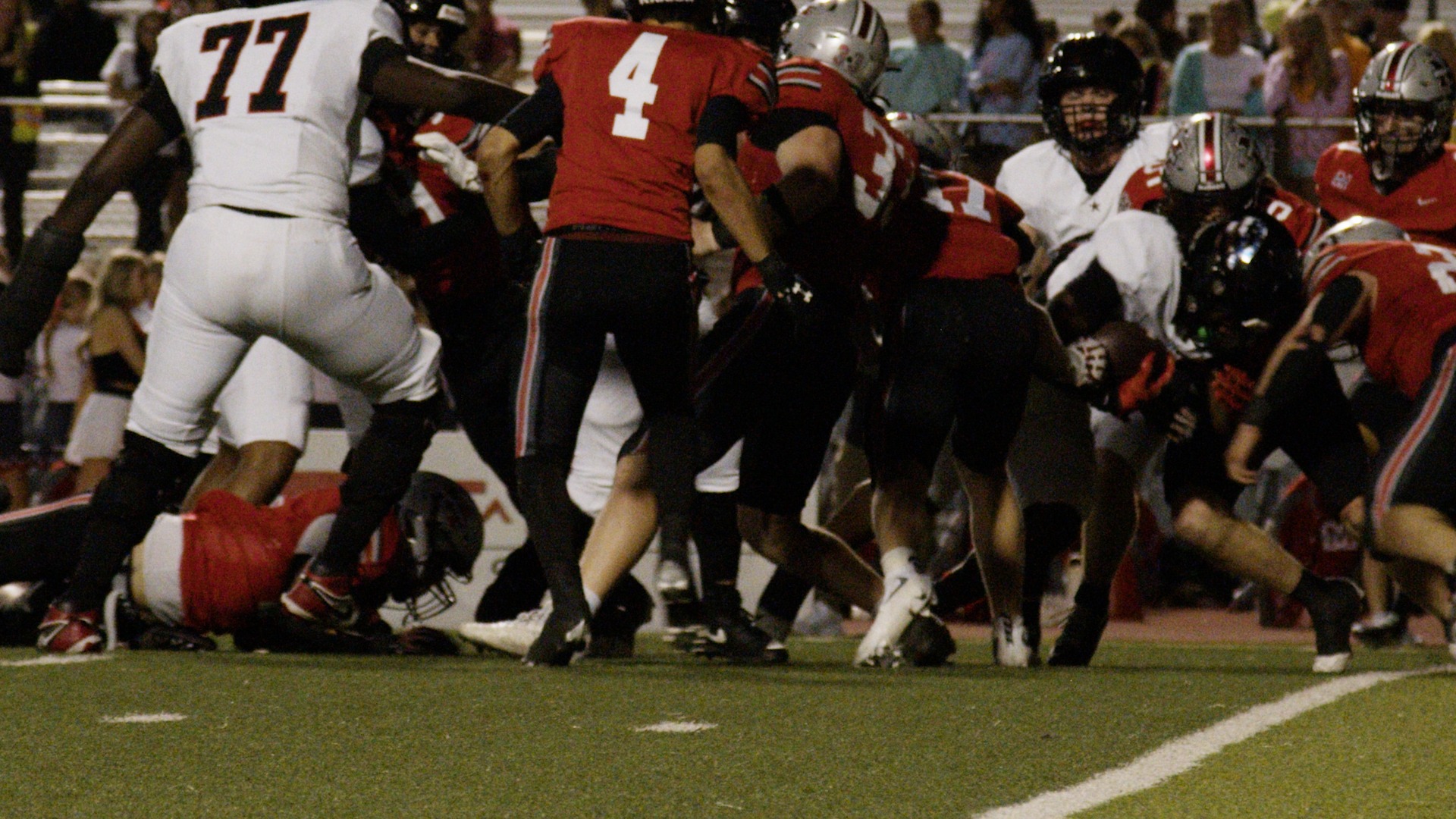 Slide 3 - FOOTBALL WIN AT MARCUS | 38-13