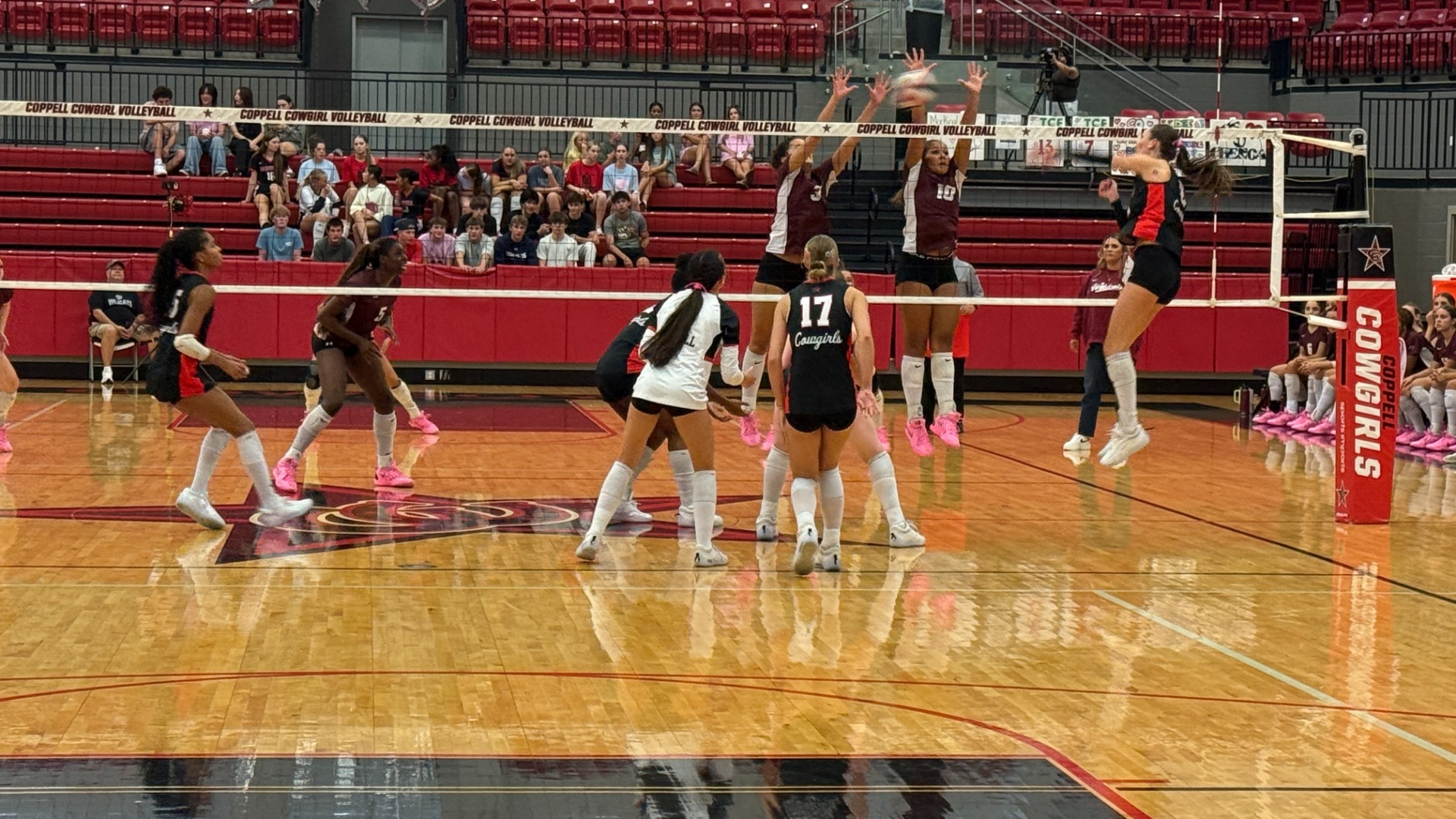 Slide 2 - Cowgirls Fall to Plano Senior in Five Sets 