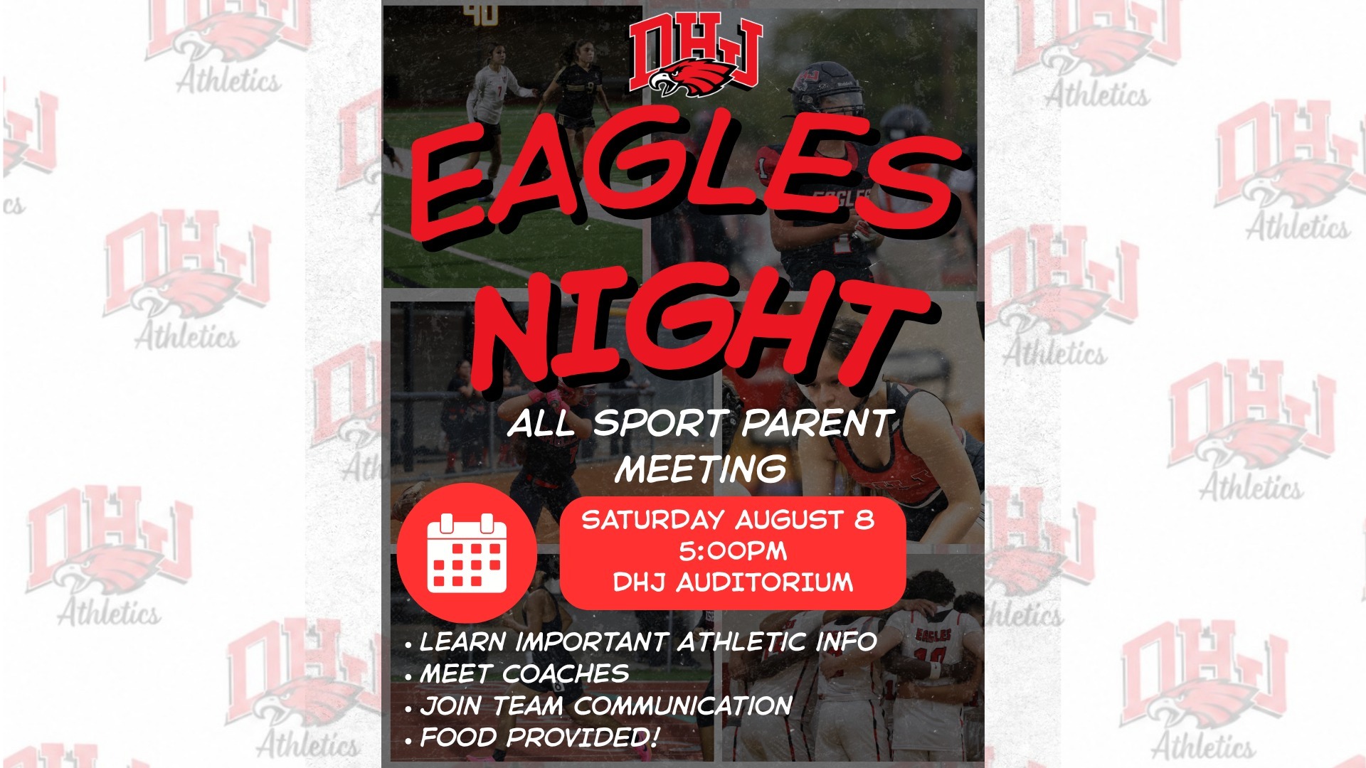 Slide 0 - All Sport Parent Meeting Saturday Aug. 8 at 5pm in the Auditorium