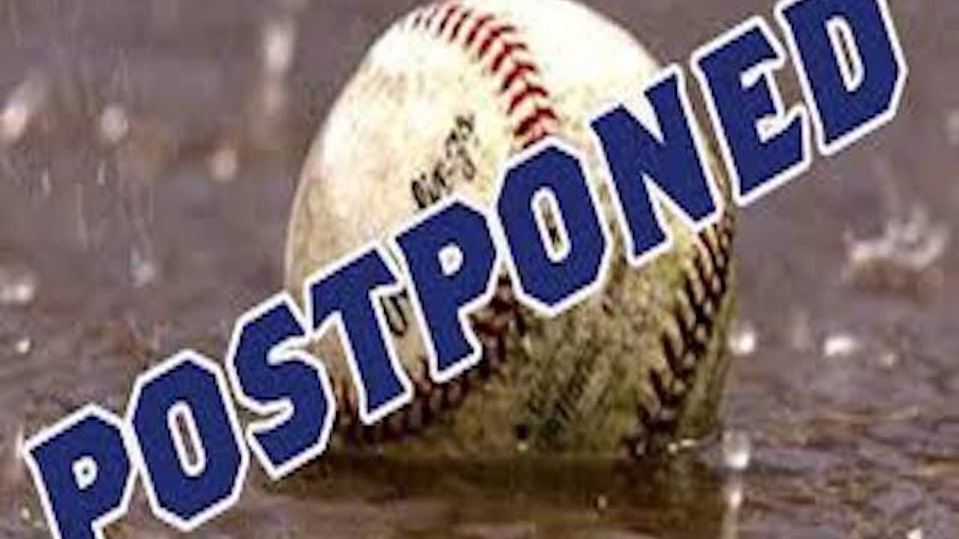Slide 5 - Dragon Baseball game for tonight, postponed until tomorrow