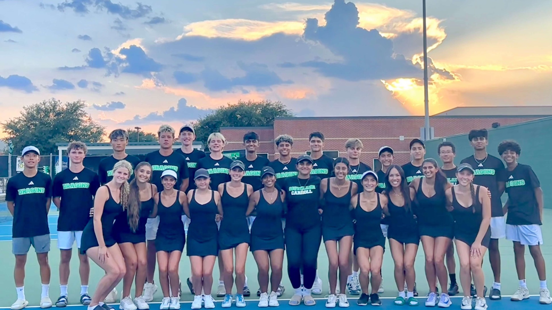 Slide 2 - Dragon Team Tennis is 2-0 in District