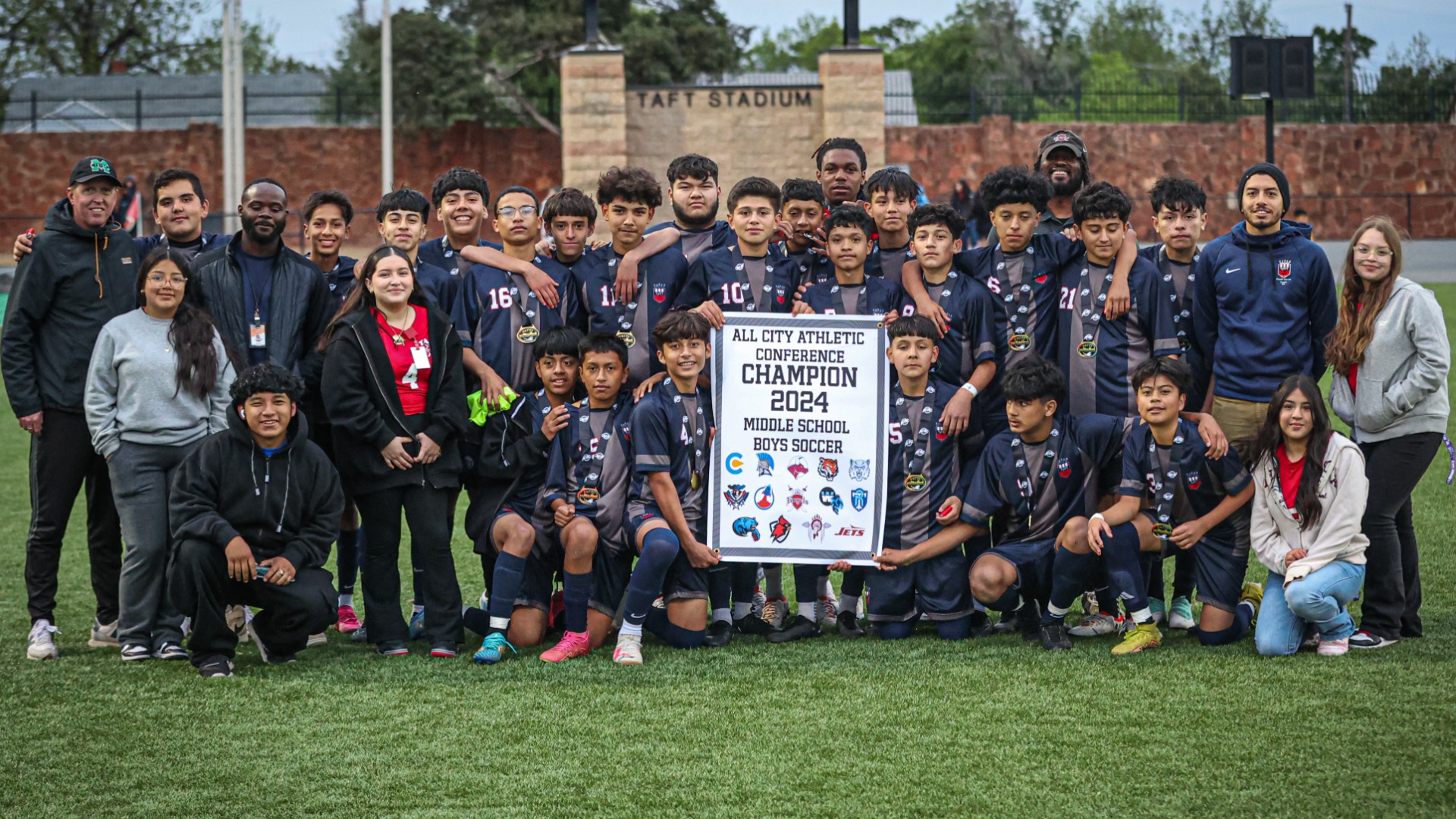 Slide 7 - Taft Middle School Wins 2024 ACAC Boys Soccer Championship