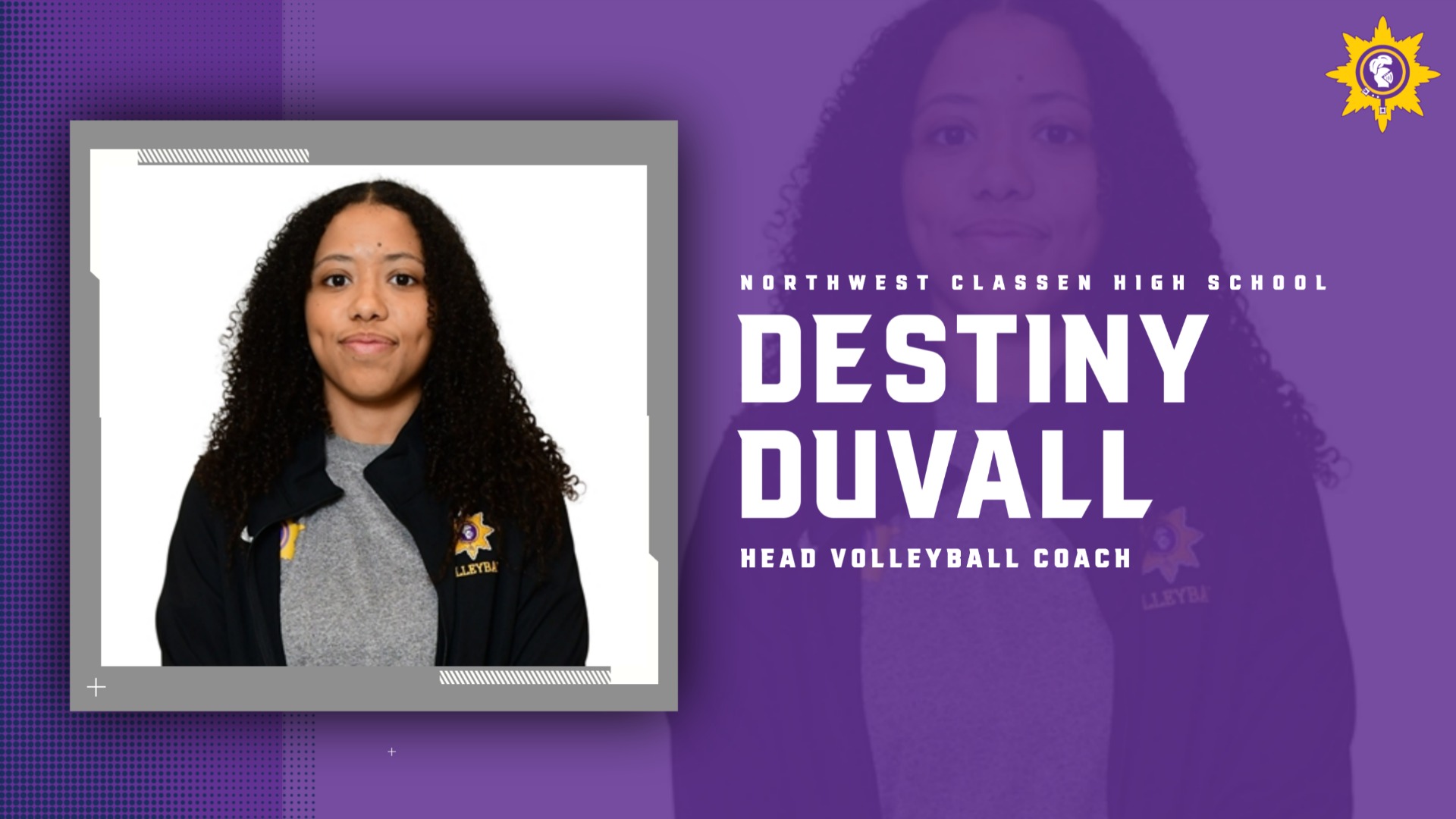 Slide 4 - Northwest Classen Promotes Destiny Duvall to Head Coach for their Volleyball program